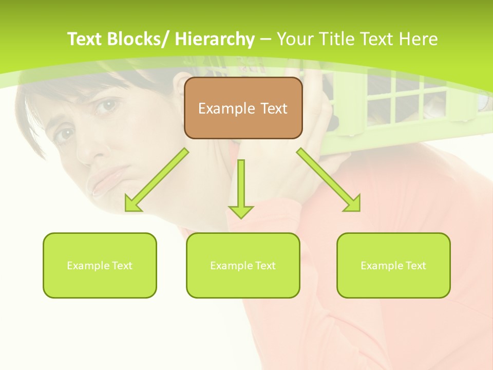 Haare Stress Hausarbeit PowerPoint Template