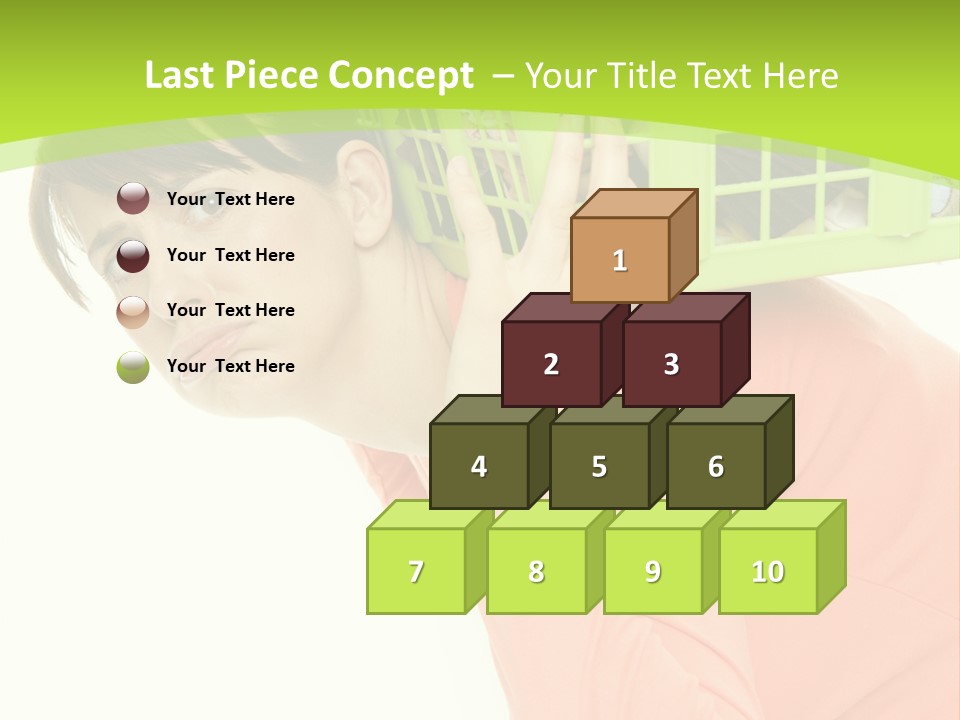 Haare Stress Hausarbeit PowerPoint Template