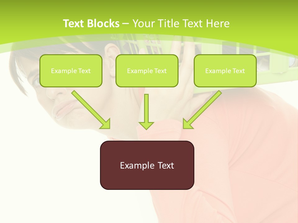 Haare Stress Hausarbeit PowerPoint Template