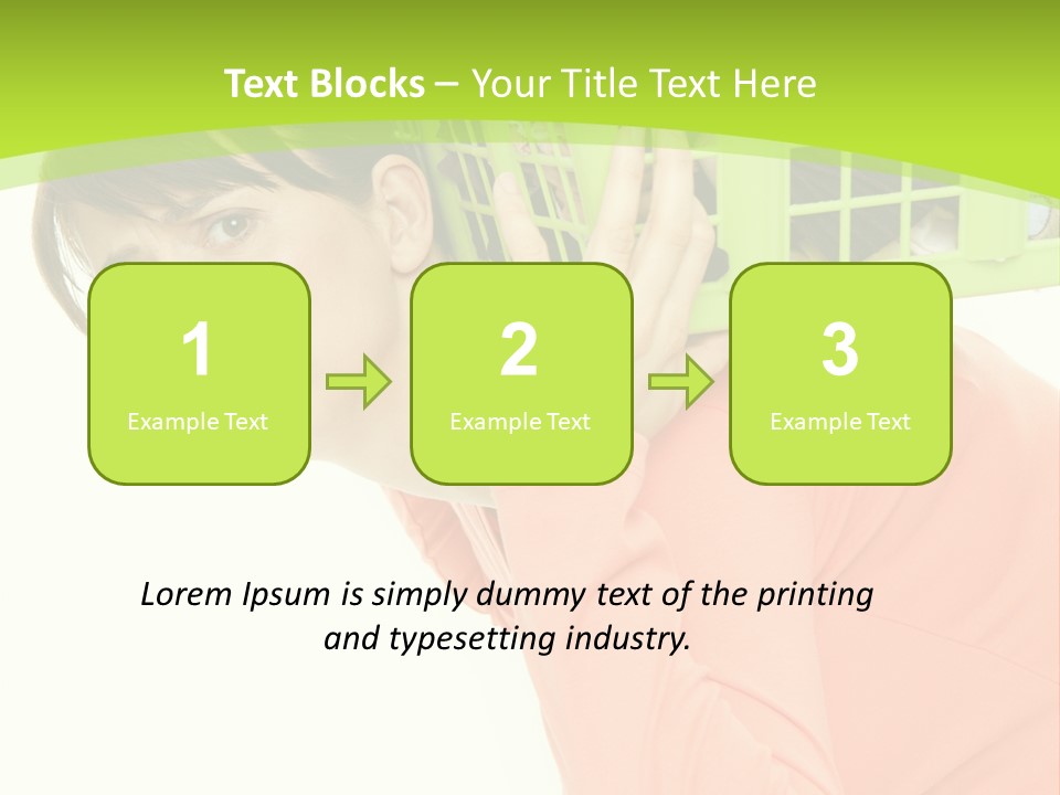 Haare Stress Hausarbeit PowerPoint Template