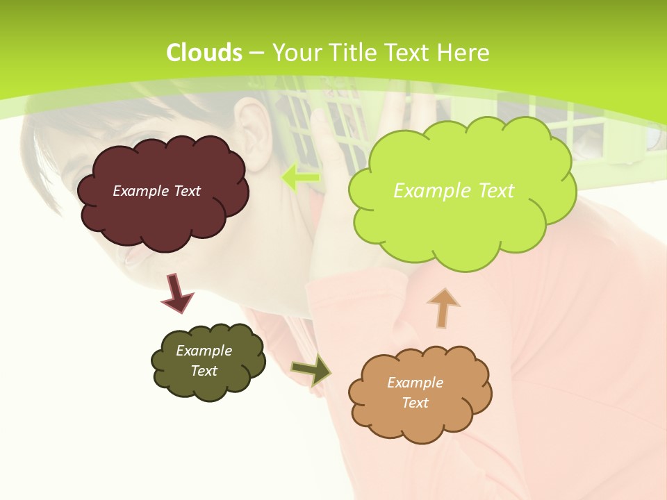 Haare Stress Hausarbeit PowerPoint Template