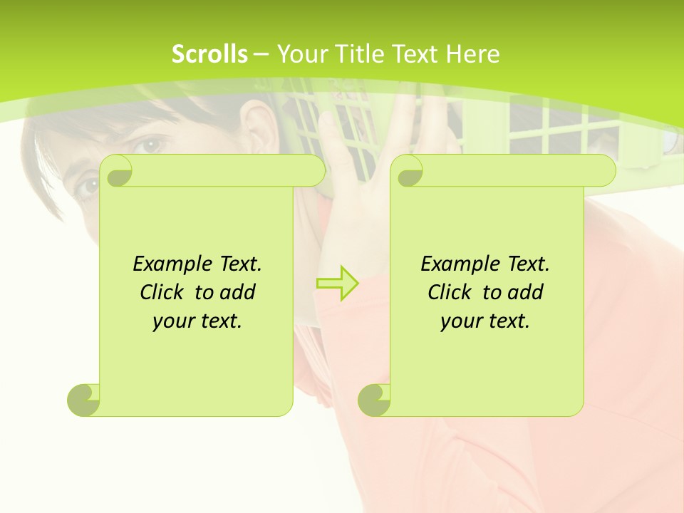 Haare Stress Hausarbeit PowerPoint Template