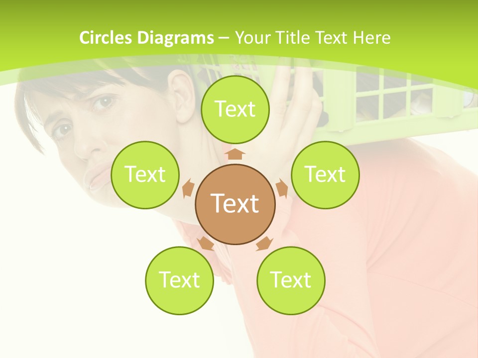 Haare Stress Hausarbeit PowerPoint Template