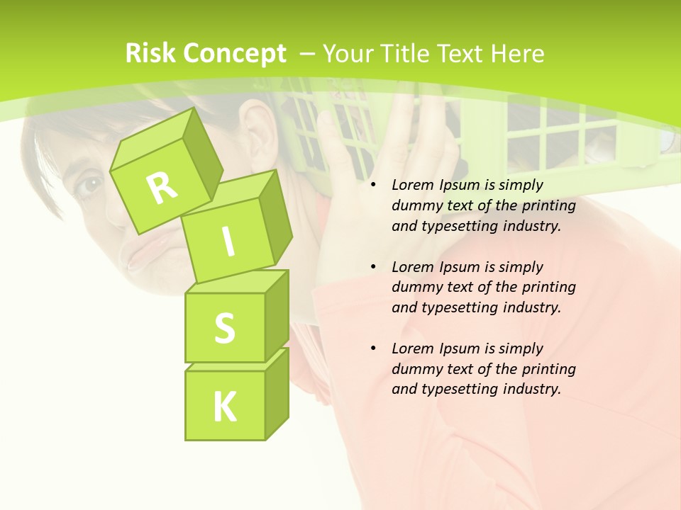 Haare Stress Hausarbeit PowerPoint Template