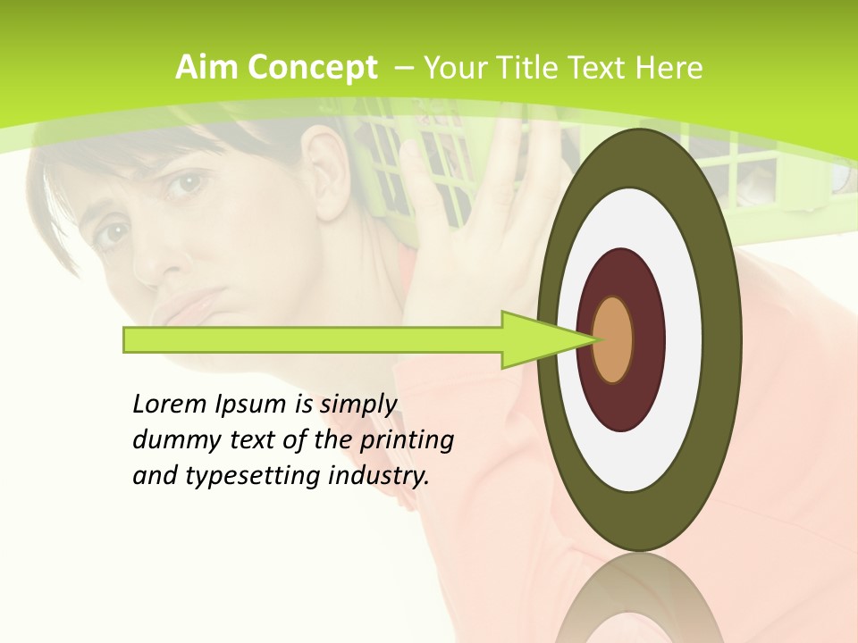 Haare Stress Hausarbeit PowerPoint Template