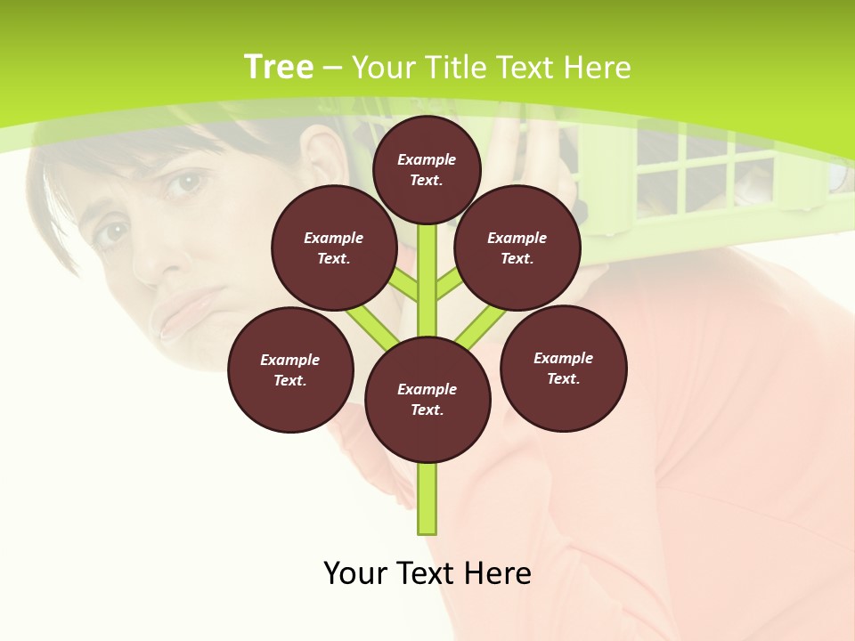 Haare Stress Hausarbeit PowerPoint Template