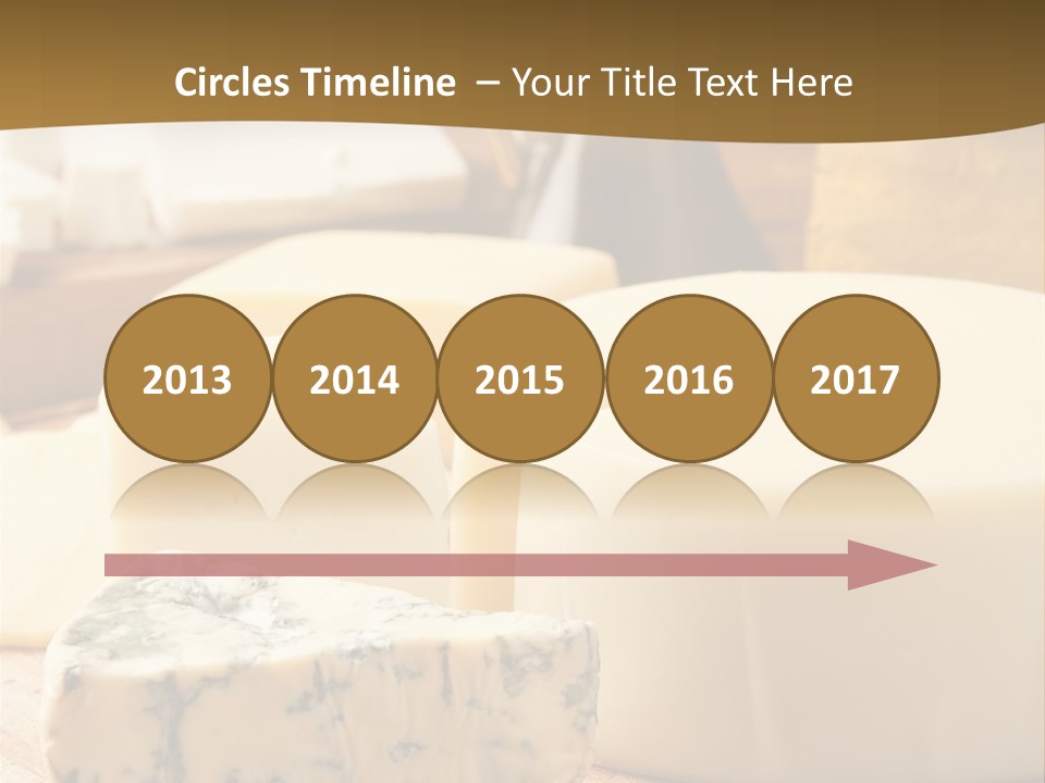 Group Of Objects French Culture Hard Cheese PowerPoint Template