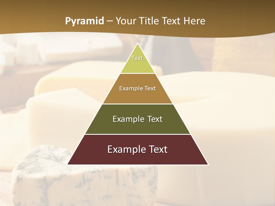 Group Of Objects French Culture Hard Cheese PowerPoint Template