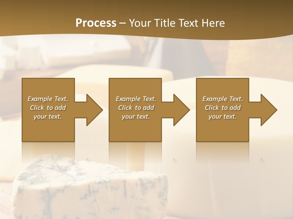 Group Of Objects French Culture Hard Cheese PowerPoint Template