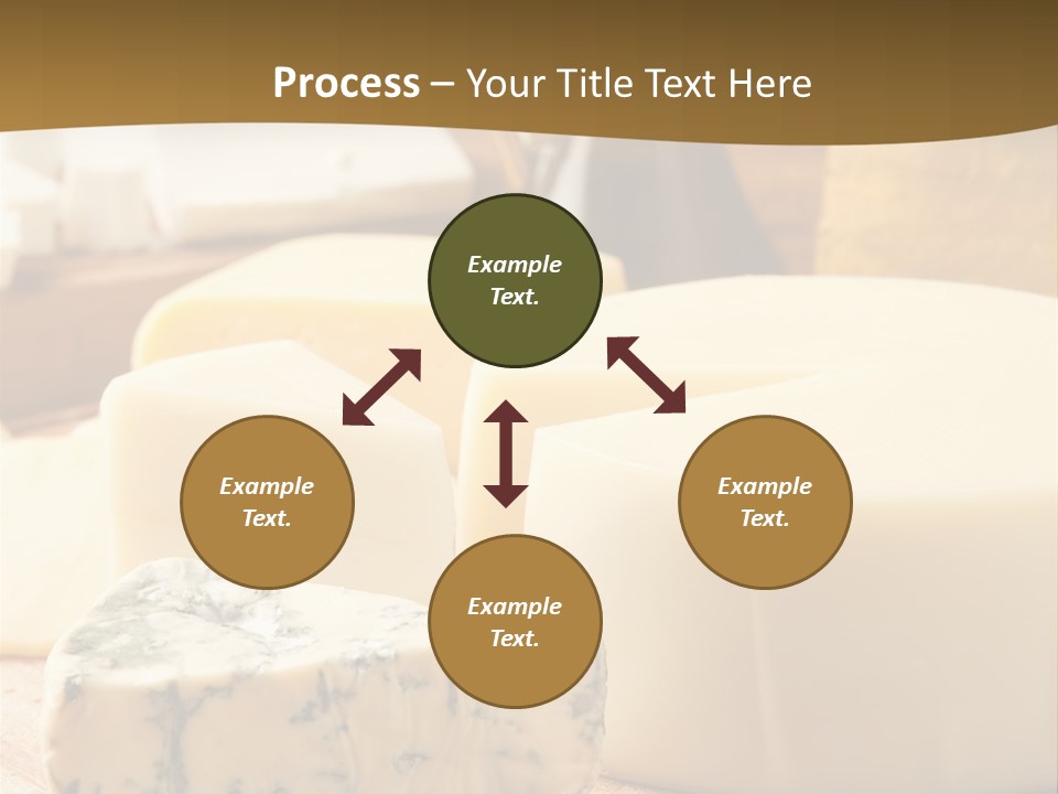 Group Of Objects French Culture Hard Cheese PowerPoint Template