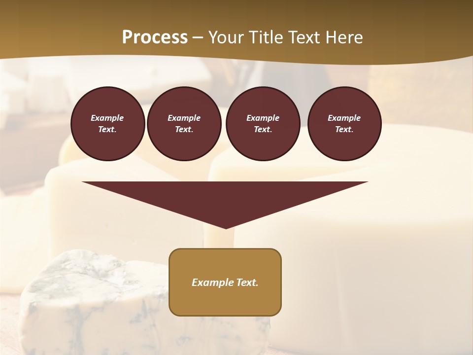 Group Of Objects French Culture Hard Cheese PowerPoint Template