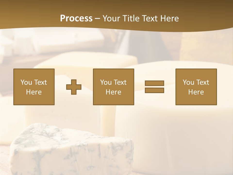 Group Of Objects French Culture Hard Cheese PowerPoint Template