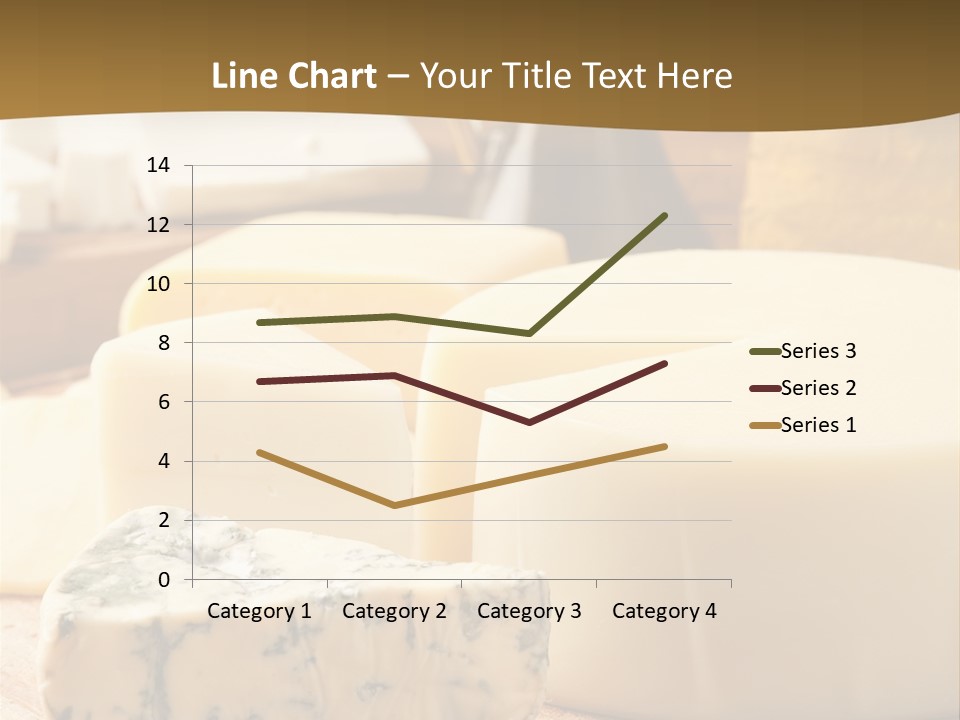 Group Of Objects French Culture Hard Cheese PowerPoint Template