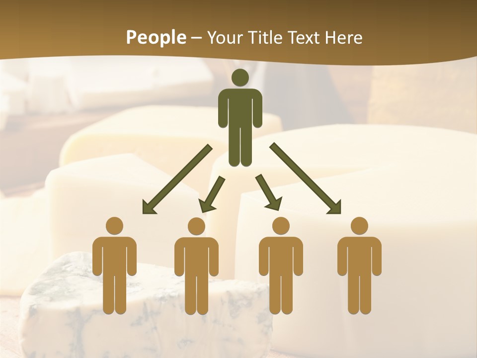 Group Of Objects French Culture Hard Cheese PowerPoint Template