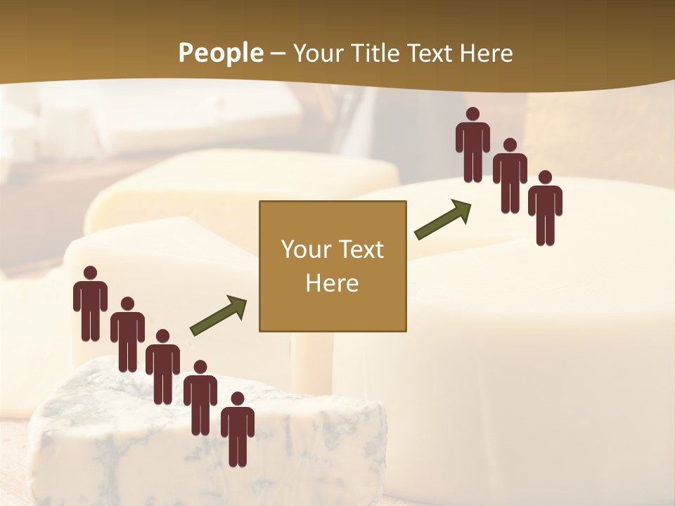 Group Of Objects French Culture Hard Cheese PowerPoint Template