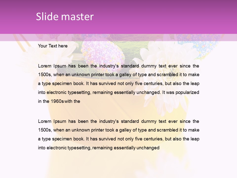 Objects Design Isolated PowerPoint Template