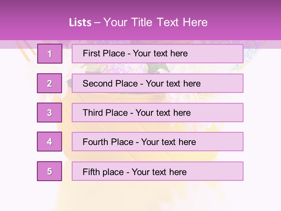 Objects Design Isolated PowerPoint Template