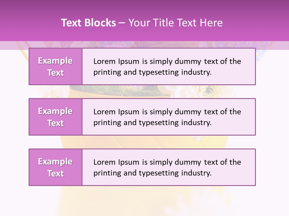 Objects Design Isolated PowerPoint Template