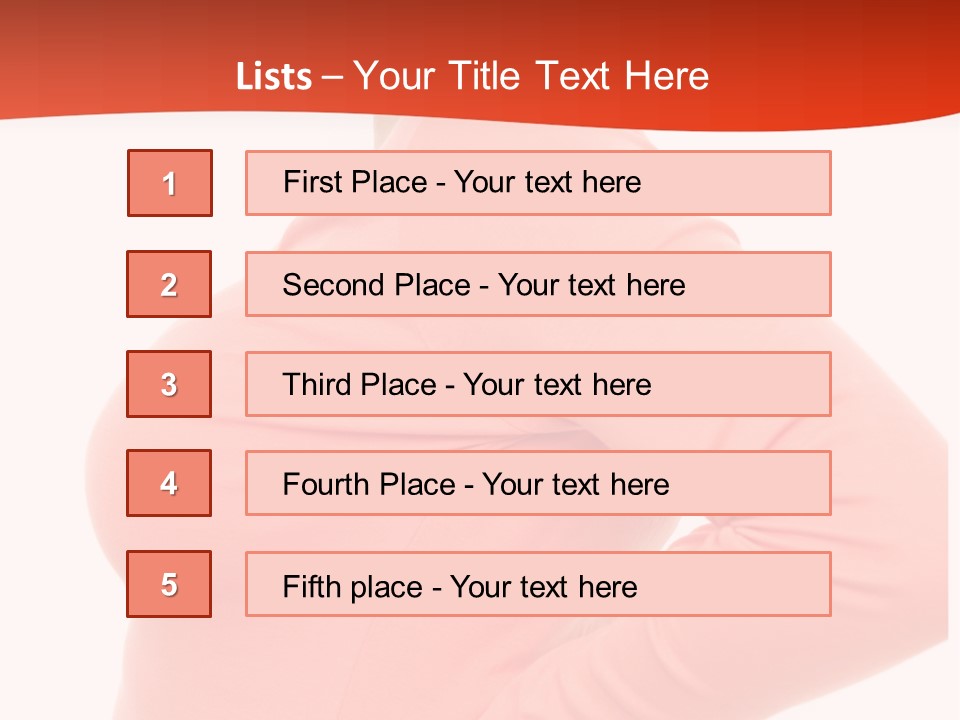 Lendenwirbel Training Kopfschmerzen PowerPoint Template