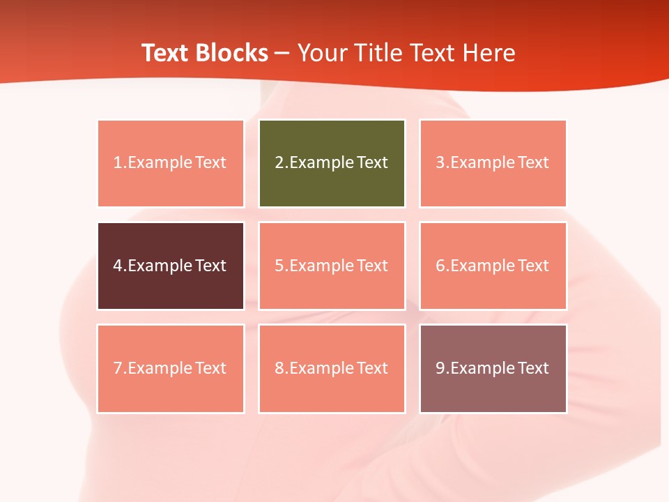 Lendenwirbel Training Kopfschmerzen PowerPoint Template