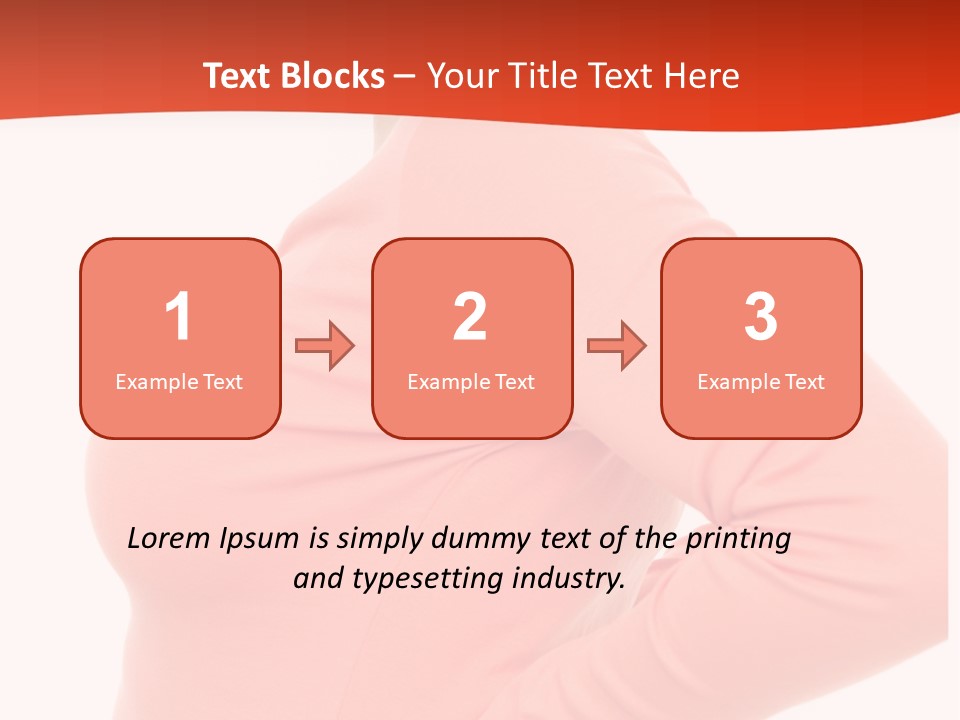 Lendenwirbel Training Kopfschmerzen PowerPoint Template