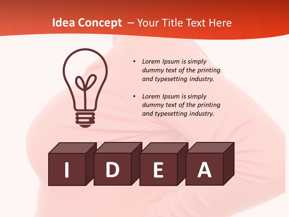 Lendenwirbel Training Kopfschmerzen PowerPoint Template