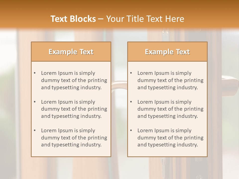 Tree Structure Residential PowerPoint Template