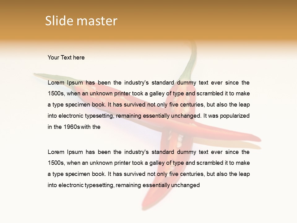Pods Sharp Spicy PowerPoint Template