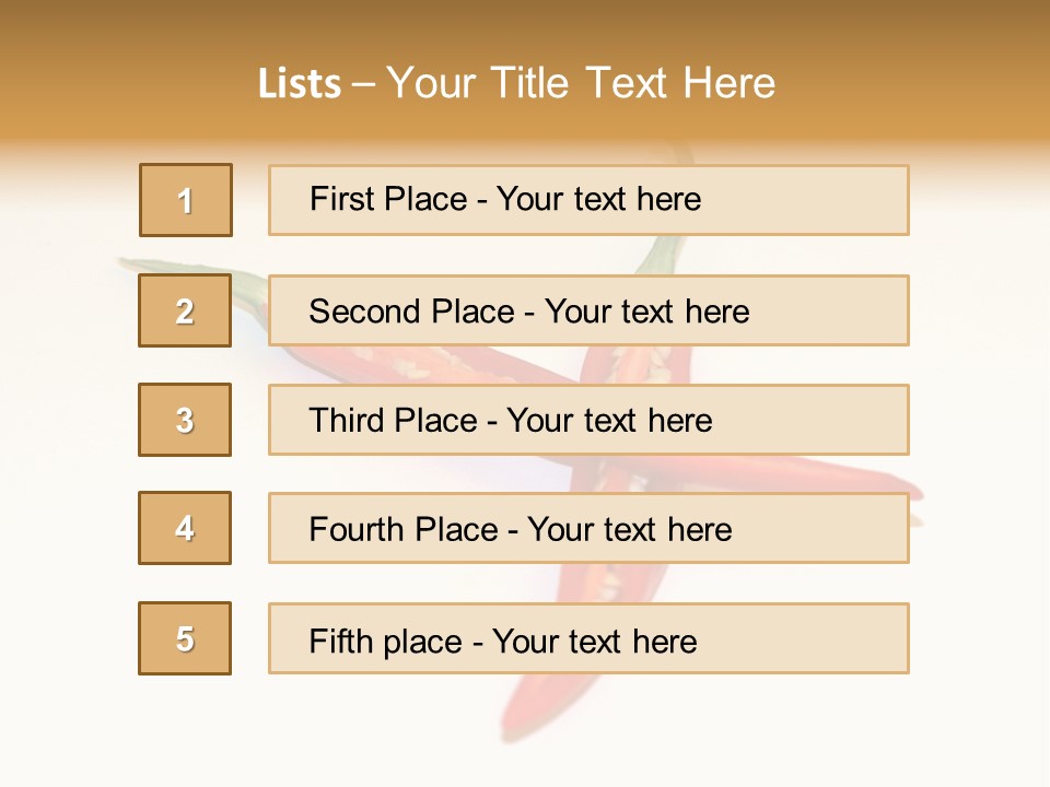 Pods Sharp Spicy PowerPoint Template