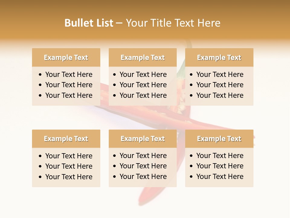 Pods Sharp Spicy PowerPoint Template