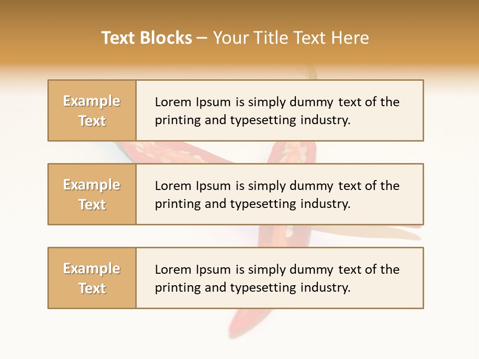 Pods Sharp Spicy PowerPoint Template