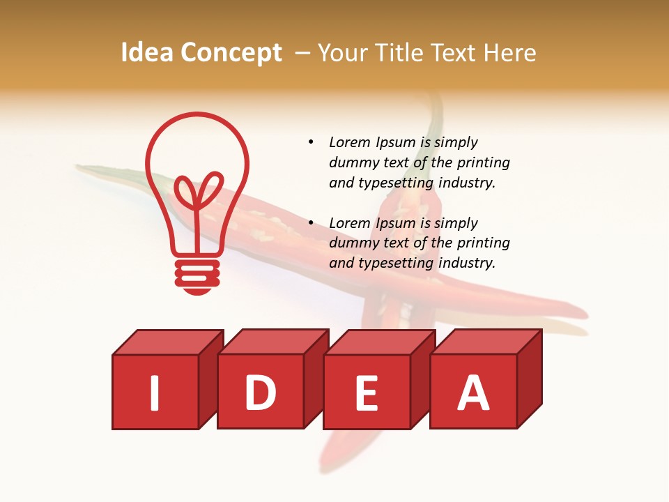 Pods Sharp Spicy PowerPoint Template