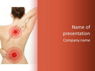 Nacken Verspannt Massage PowerPoint Template