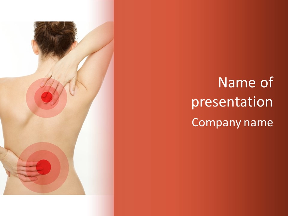 Nacken Verspannt Massage PowerPoint Template