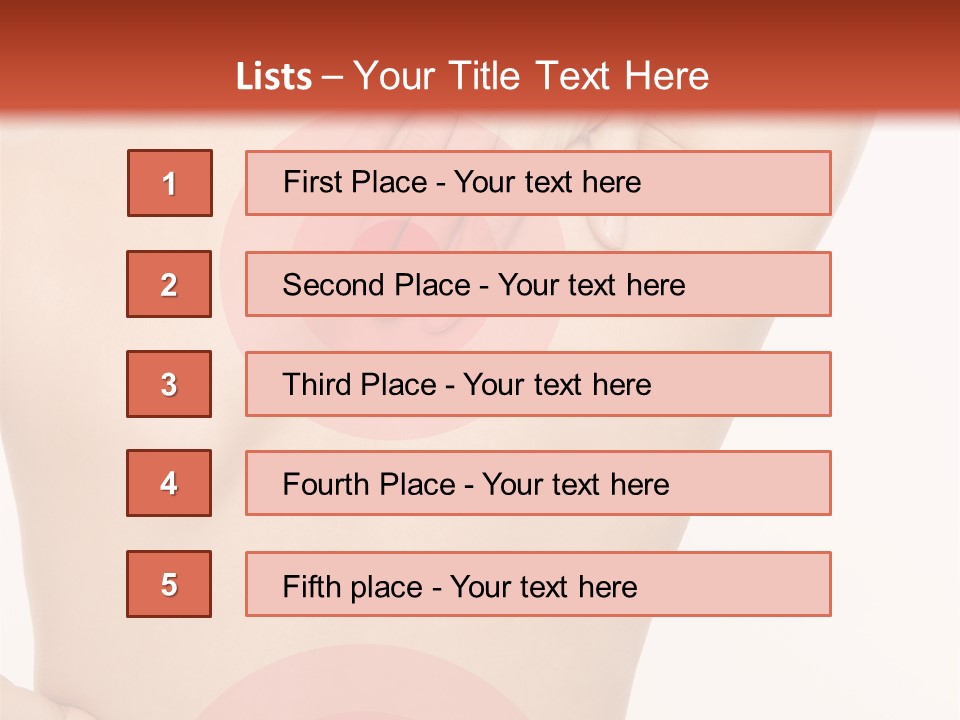 Nacken Verspannt Massage PowerPoint Template
