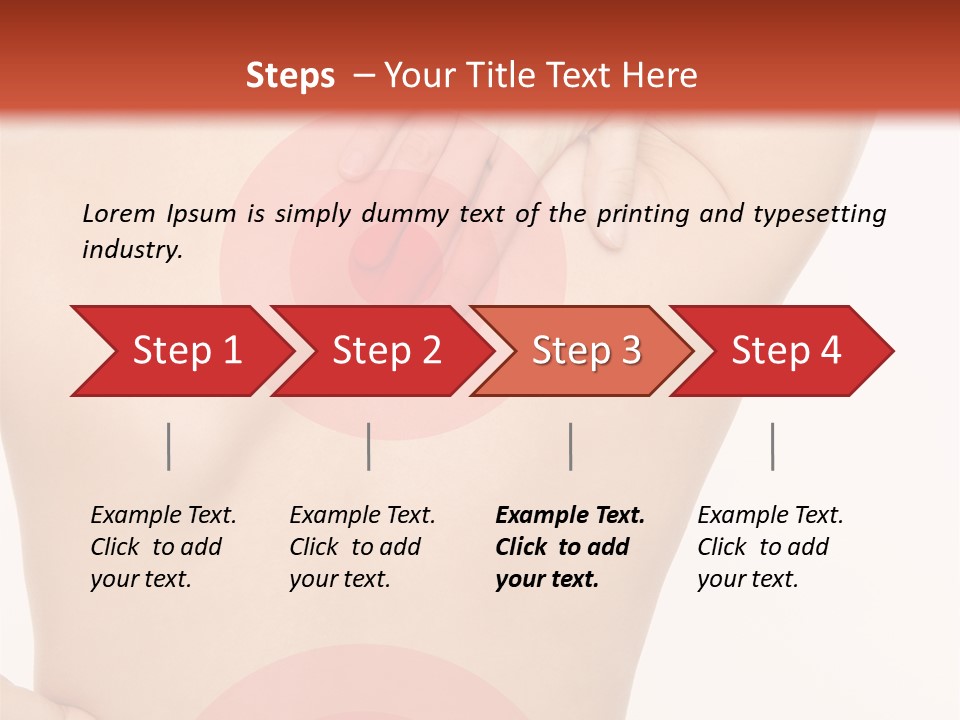 Nacken Verspannt Massage PowerPoint Template