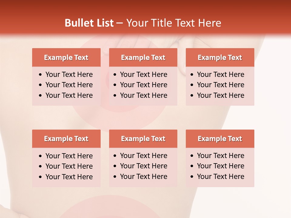 Nacken Verspannt Massage PowerPoint Template