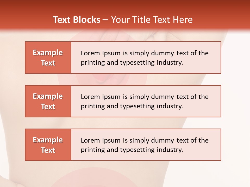 Nacken Verspannt Massage PowerPoint Template