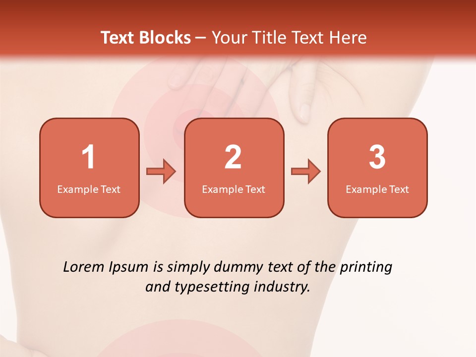 Nacken Verspannt Massage PowerPoint Template