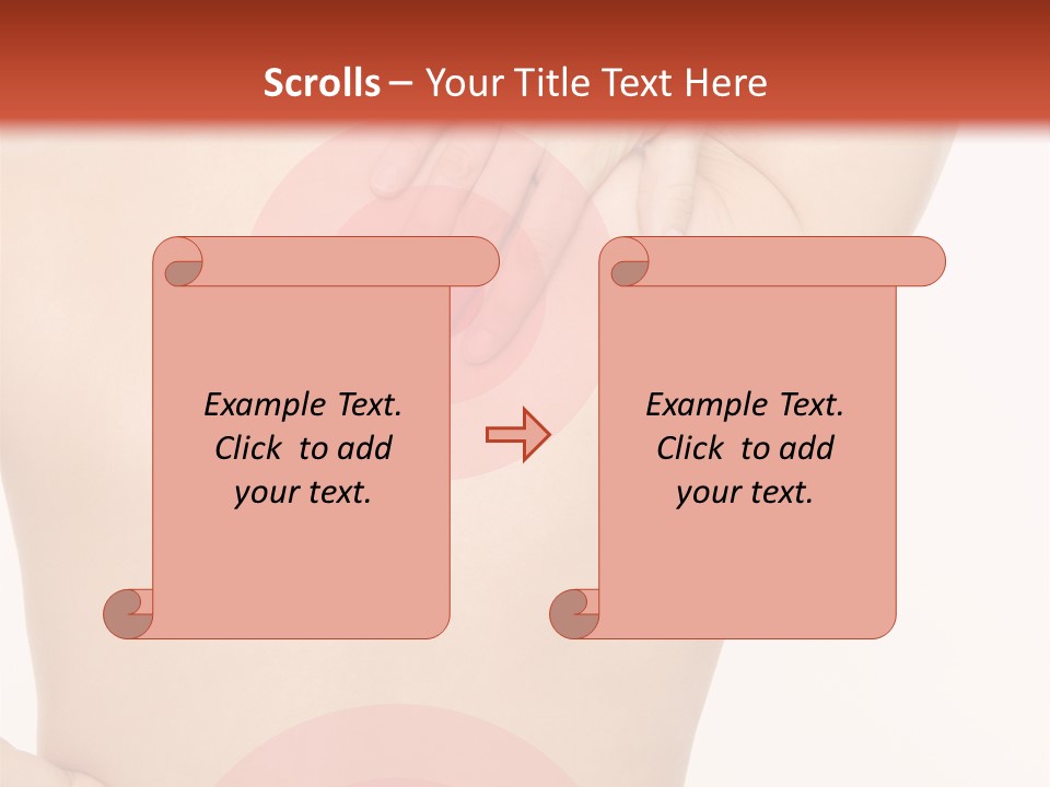 Nacken Verspannt Massage PowerPoint Template