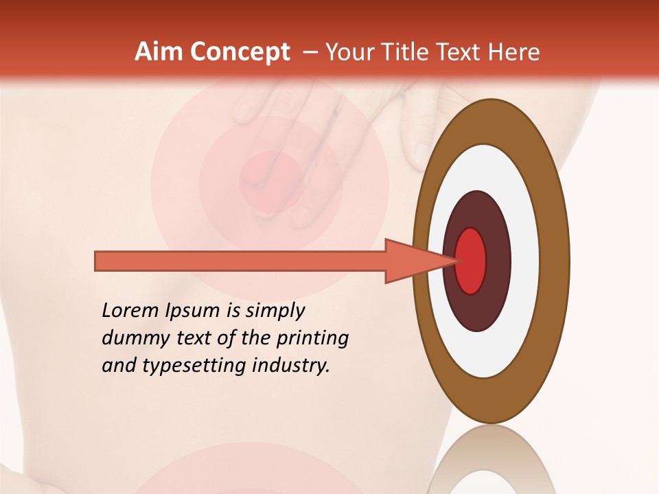 Nacken Verspannt Massage PowerPoint Template