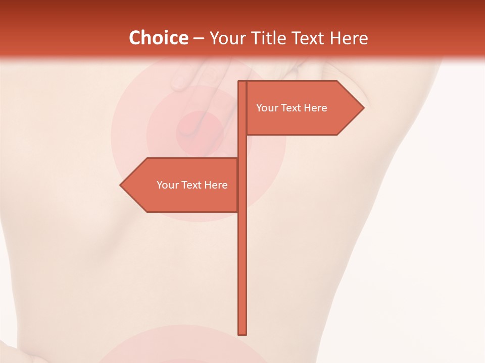 Nacken Verspannt Massage PowerPoint Template