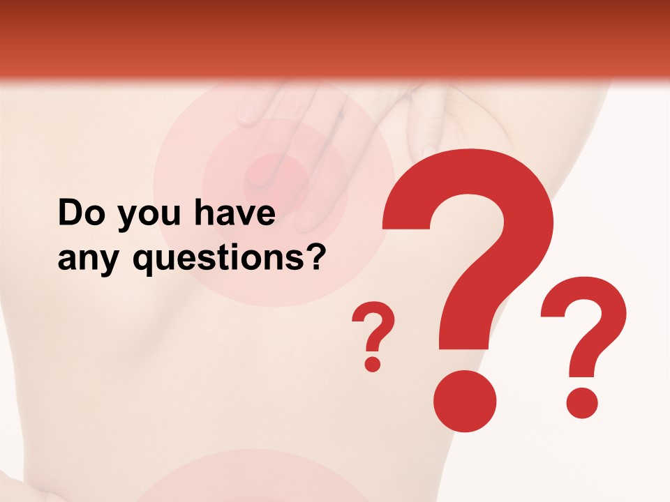 Nacken Verspannt Massage PowerPoint Template