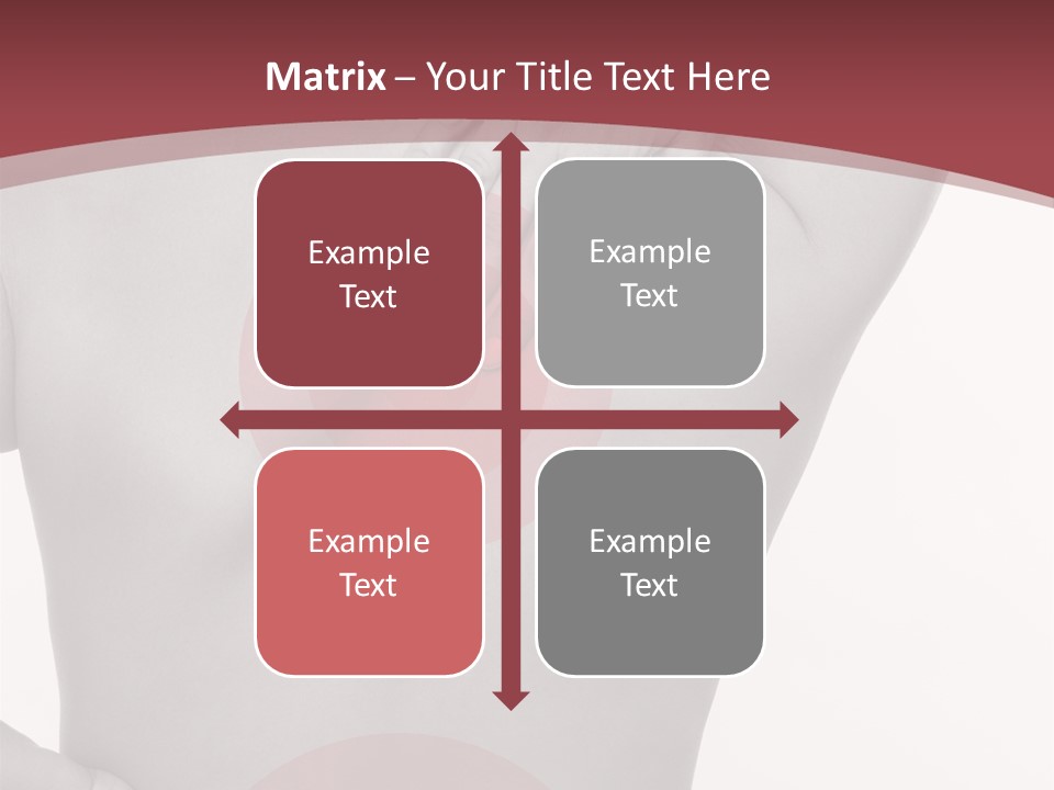 Massieren Genick Kopfschmerzen PowerPoint Template