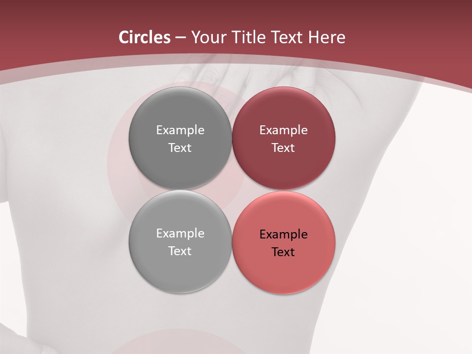 Massieren Genick Kopfschmerzen PowerPoint Template