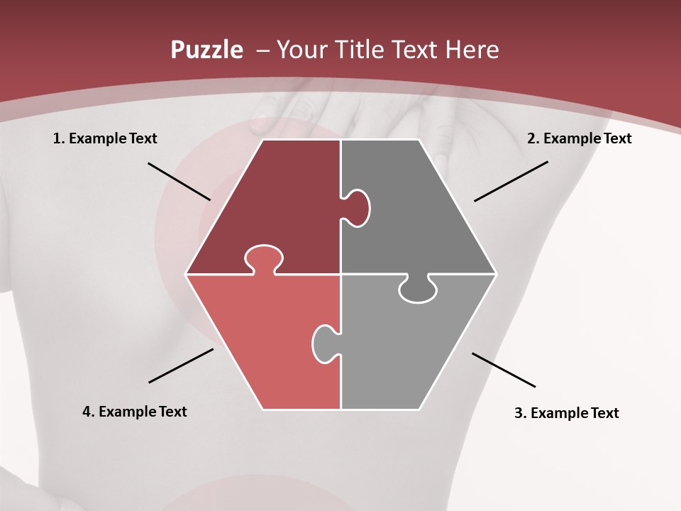 Massieren Genick Kopfschmerzen PowerPoint Template