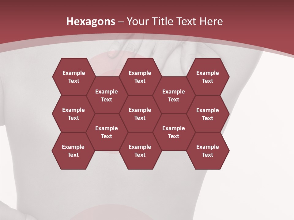 Massieren Genick Kopfschmerzen PowerPoint Template