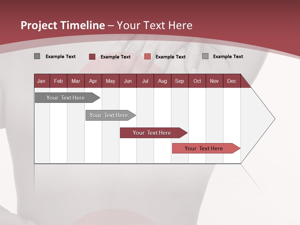 Massieren Genick Kopfschmerzen PowerPoint Template