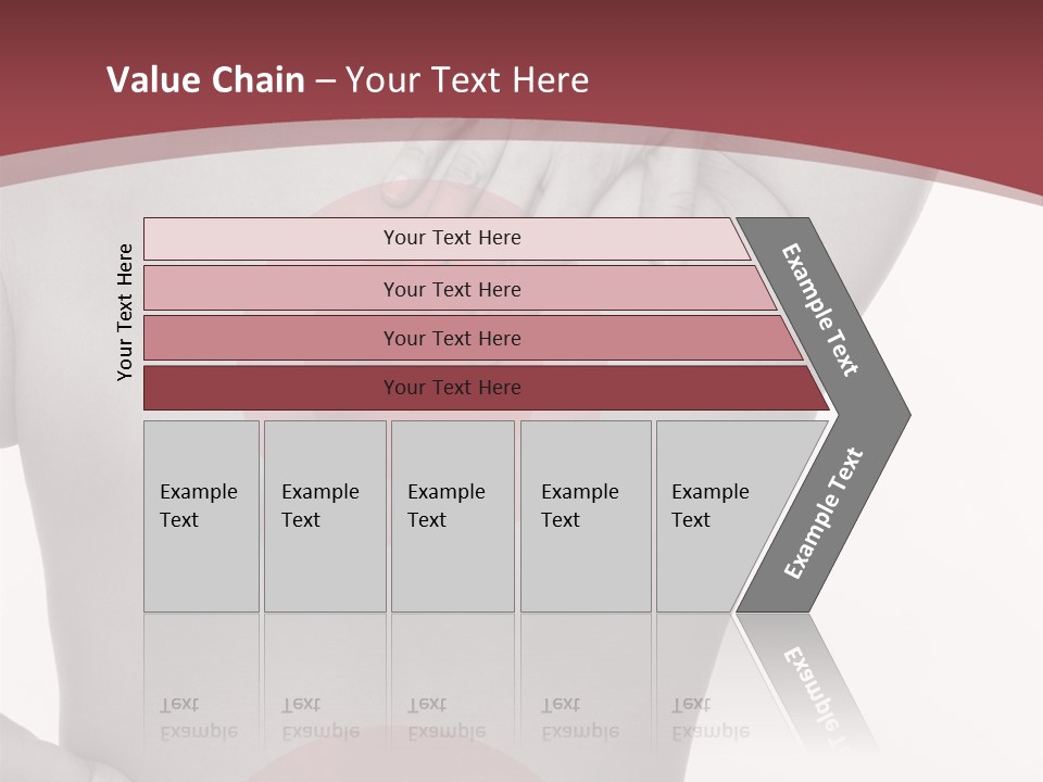 Massieren Genick Kopfschmerzen PowerPoint Template