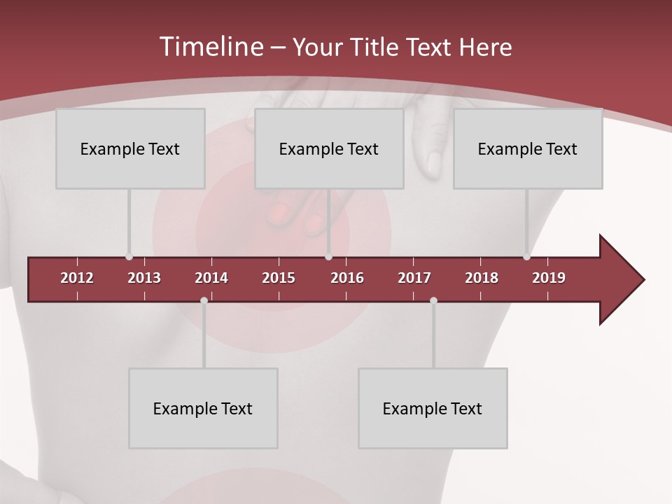 Massieren Genick Kopfschmerzen PowerPoint Template